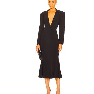 NWT Norma Kamali double breasted business or holiday black dreee